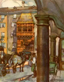 Das Goldene Dachl (Golden Roof), c1929. Creator: Unknown