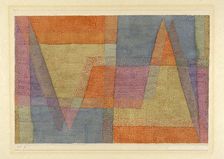 Das Licht und die Schärfen (La lumière et les arêtes), 1935. Creator: Klee, Paul (1879-1940)