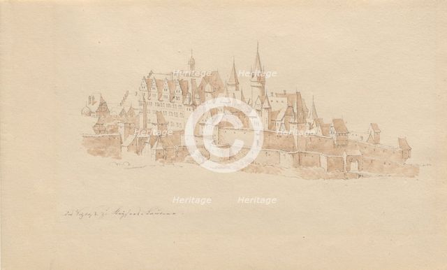 Das Schloss zu Kaiserslautern. Creator: Julius von Leypold.