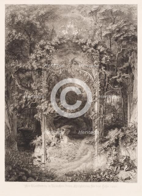 Das Waldfräulein (The Lady of the Forest), 1845. Creator: Eugen Napoleon Neureuther.