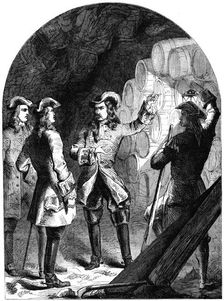 D'Asfeldt and the English officers in the mine, 18th century (19th century)