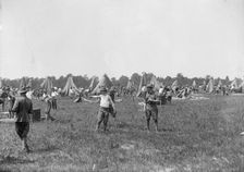 D.C. National Guard in Camp, 1915. Creator: Harris & Ewing