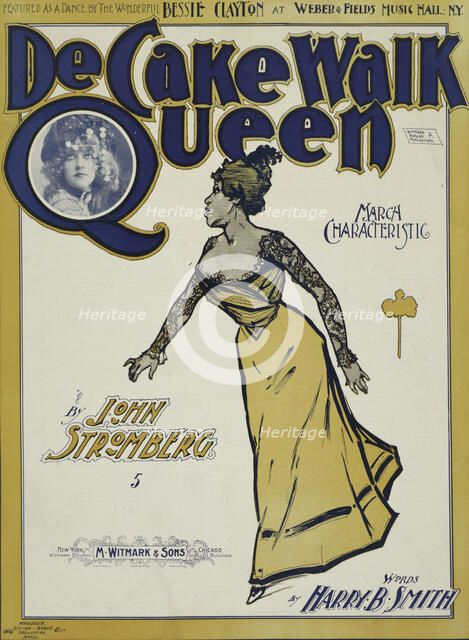 'De cake-walk queen', 1900. Creator: Unknown.