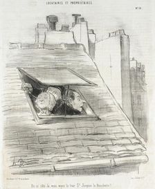 De ce côté-là, vous voyez la tour St. Jacques..., 1847. Creator: Honore Daumier