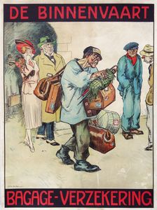 De Binnenlandse Vaart Risico Sociëteit, c1920. Creator: Sluiter, Jan Willem (1873-1949)