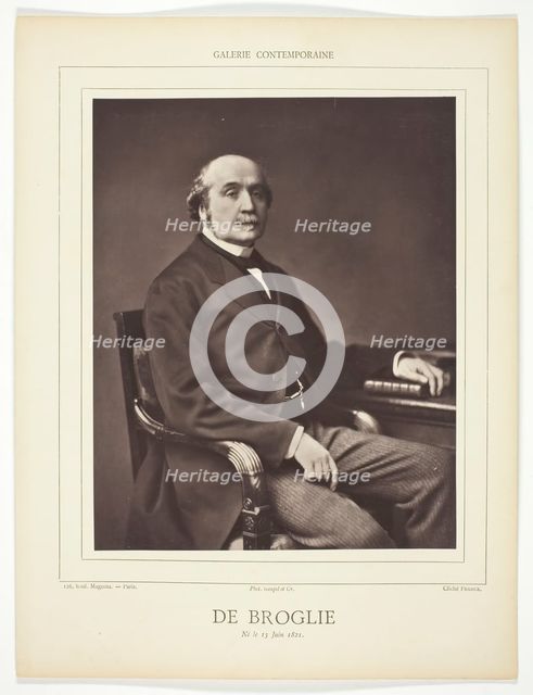 De Broglie, 1875/77. Creator: Franck.