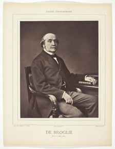 De Broglie, 1875/77. Creator: Franck