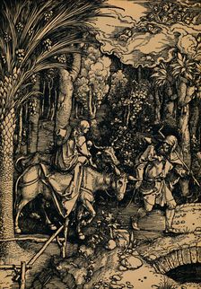 De Flucht Nach Ägypten ('The Flight into Egypt'), 1503-1504. Creator: Albrecht Durer