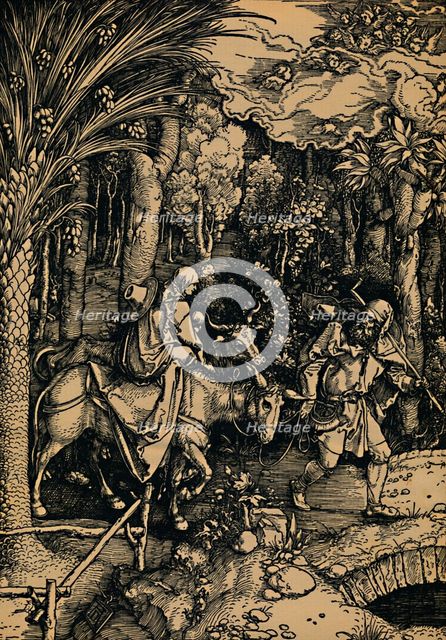 'De Flucht Nach Ägypten', ('The Flight into Egypt'), 1503-1504. Creator: Albrecht Durer.
