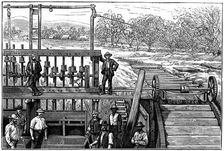 De Kaap goldfields, Transvaal, South Africa, 1887. Artist: Anon