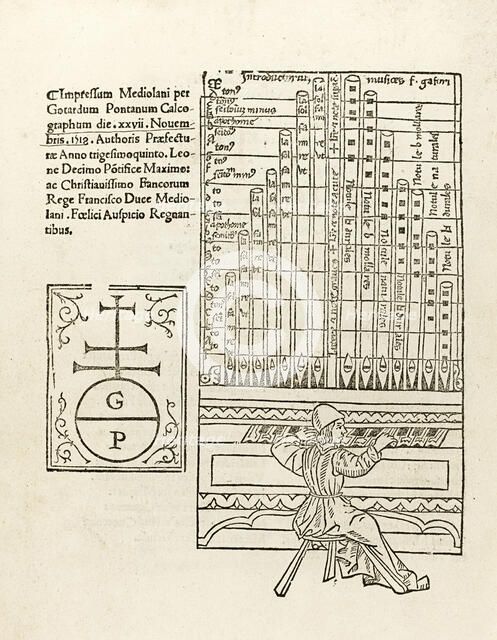 De harmonia musicorum instrumentorum opus, 1518. Artist: Gaffurius, Franchinus (1451-1522)