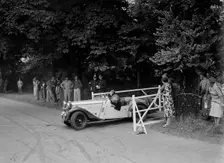 DE Harris Singer B37, winner of a silver award at the MCC Torquay Rally, July 1937. Artist: Bill Brunell
