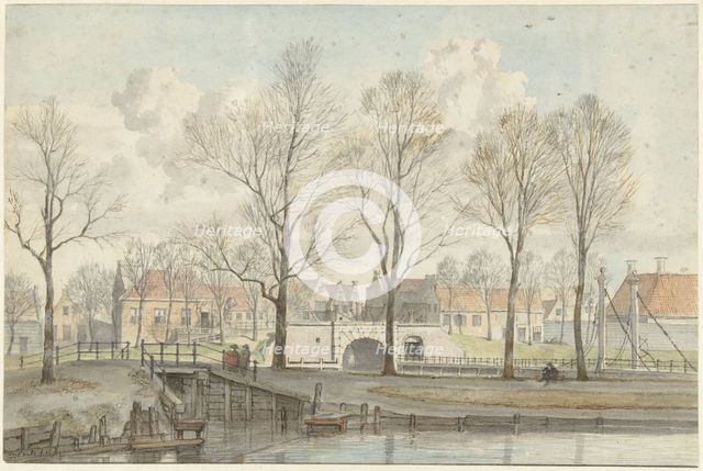 De Heerenpoort in Leiden (?), 1734-1781. Creator: Jan Ekels the Elder.