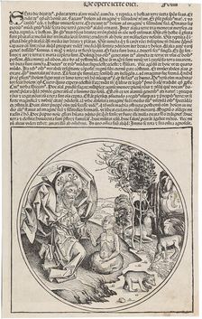 De opere serte diei (from the Schedel's Chronicle of the World), ca 1493. Creator: Wolgemut, Michael (1434-1519)