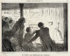 De l'utilité d'une famille pour une cantatrice, 1857. Creator: Honore Daumier