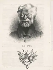 De L'or (J. -Ant. -Adrien Delort), 19th century. Creator: Honore Daumier