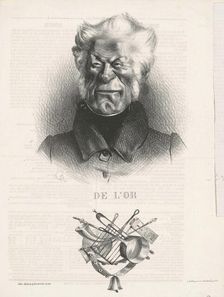De L'or (J. -Ant. -Adrien Delort), 19th century. Creator: Honore Daumier
