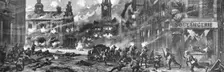 De la Woevre aux Flandres; En Belgique: des cavaliers anglais demontes 1914. Creator: Unknown