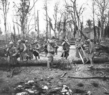 De l'ailette a la Scarpe; le genie deblaie les routes 1918. Creator: Unknown