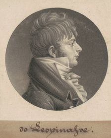 de Lespinasse, 1803. Creator: Charles Balthazar Julien Févret de Saint-Mémin