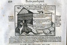 De Linguis gentium libellus, engraving with Noah's Ark