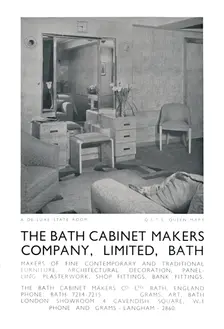 De-luxe state room on board the QSTS Queen Mary, 1942