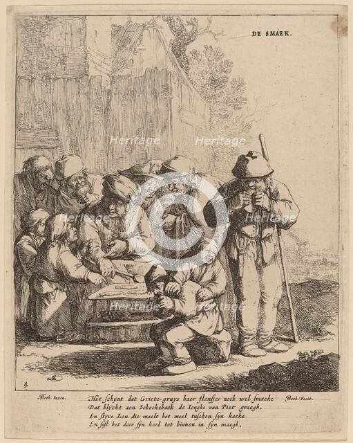 De Smaek (Taste). Creator: Jan Dirksz Both.