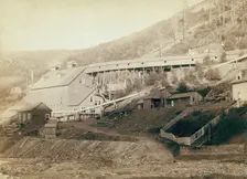 De Smet Gold Stamp Mill, Central City, Dak, 1888. Creator: John C. H. Grabill