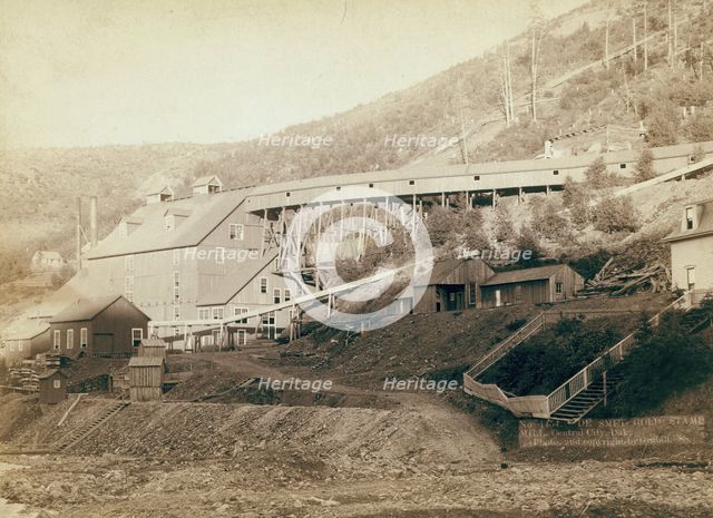 De Smet Gold Stamp Mill, Central City, Dak, 1888. Creator: John C. H. Grabill.