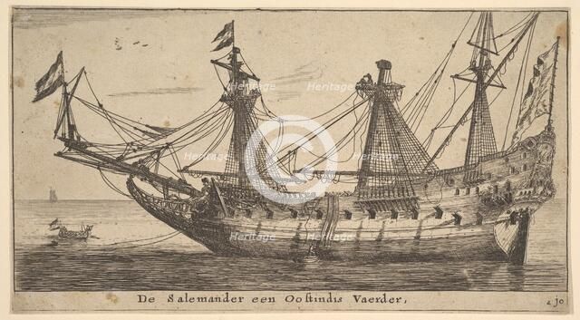 De Salemander een Oostindis Vaerder, mid-17th century. Creator: Reinier Zeeman.