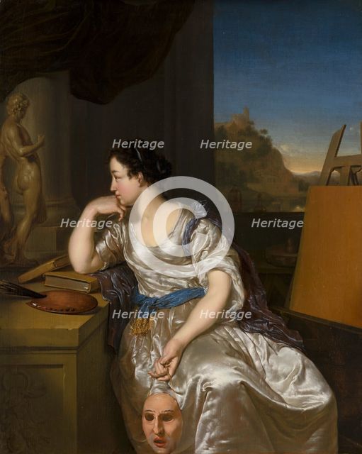 De Schilderkunst (Pictura). Creator: Jan van Mieris.