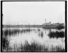 De Pere, Wis., view across river, c1898. Creator: Unknown