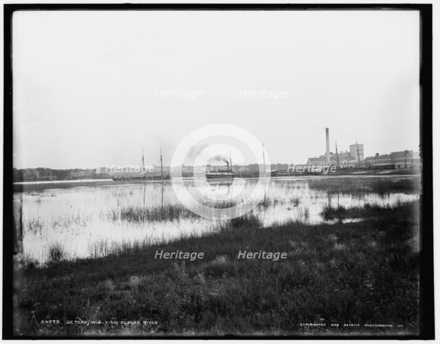 De Pere, Wis., view across river, c1898. Creator: Unknown.