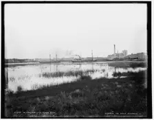 De Pere, Wis., view across river, c1898. Creator: Unknown