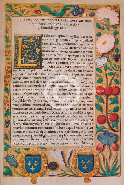 'De Philologia', c1530 (1947). Artist: Guillaume Bude.