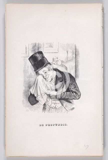 De Profundis from The Complete Works of Béranger, 1836. Creator: Jean Ignace Isidore Gerard.