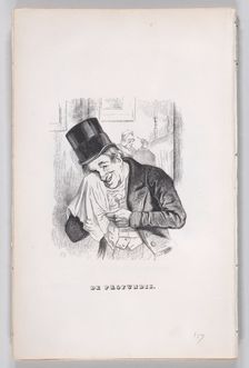 De Profundis from The Complete Works of Béranger, 1836. Creator: Jean Ignace Isidore Gerard