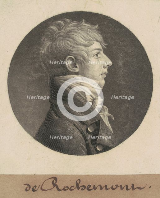 de Rochemont, 1805. Creator: Charles Balthazar Julien Févret de Saint-Mémin.