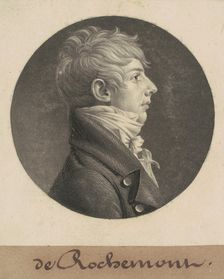 de Rochemont, 1805. Creator: Charles Balthazar Julien Févret de Saint-Mémin