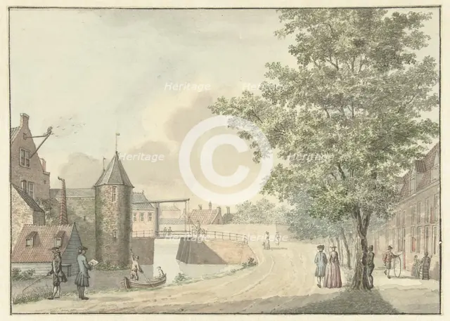 De Waardpoort in Utrecht, 1757-1822. Creator: Hermanus Petrus Schouten.
