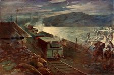 De Wet's Attempt to Cross the Railway 1902. Creator: Unknown