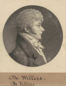 de Villers, 1809. Creator: Charles Balthazar Julien Févret de Saint-Mémin