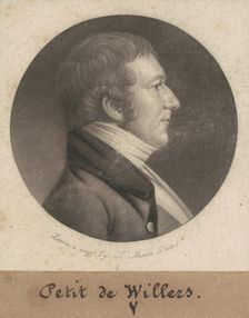 de Villers, 1801. Creator: Charles Balthazar Julien Févret de Saint-Mémin