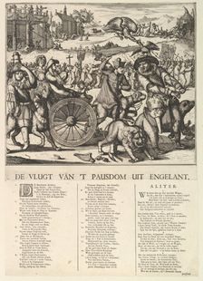 De Vlugt van t Pausdom.n.d. Creator: Romeyn de Hooghe