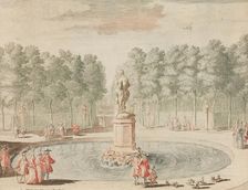 De Zes-weg by Phaunus na t Beeld van Ceres te zien in: Tooneel Der Voornaamste Nederlan..., n.d.. Creator: Lorenz Scherm