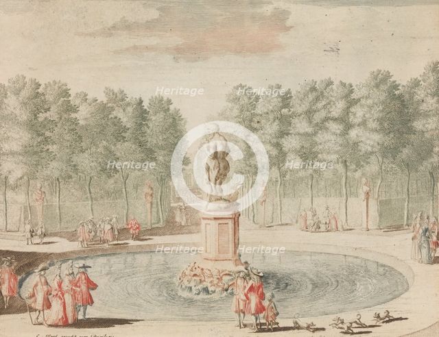 De Zes-weg by Phaunus na 't Beeld van Ceres te zien', in: Tooneel Der Voornaamste Nederlan..., n.d.. Creator: Lorenz Scherm.
