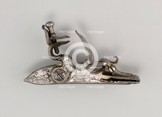 Detached Flintlock, Europe, late 18th century. Creator: Unknown.