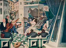 Detail of Mural Decoration in a Concert-Room in a Private House c1927. Artist: Alexandre Jacovleff