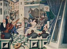 Detail of Mural Decoration in a Concert-Room in a Private House c1927. Artist: Alexandre Jacovleff