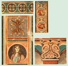 Detail of mural paintings in the Church of St. George, Oberzell, Reichenau, Germany, (1928). Creator: Unknown